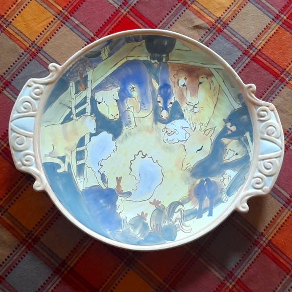 Pfaltzgraff 16" PEACE ON EARTH platter - Picture 1 of 4